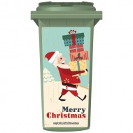 Presents From Santa Wheelie Bin Sticker Panel